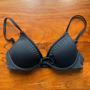 PINK Black Push-up Bikini Top